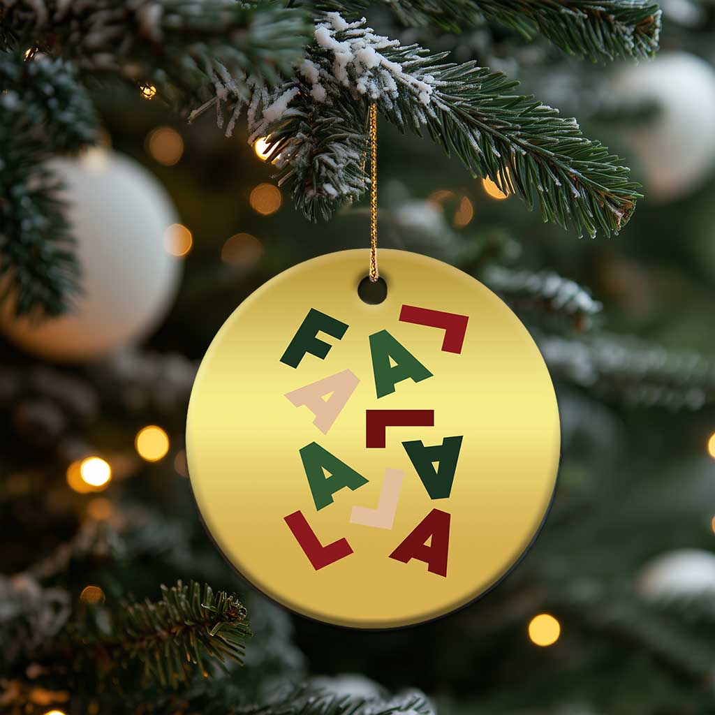 Funny Fa La La 8 Xmas Carol Holiday Christmas Ornament TS11
