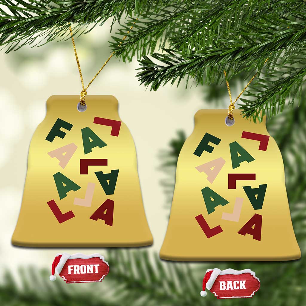 Funny Fa La La 8 Xmas Carol Holiday Christmas Ornament TS11