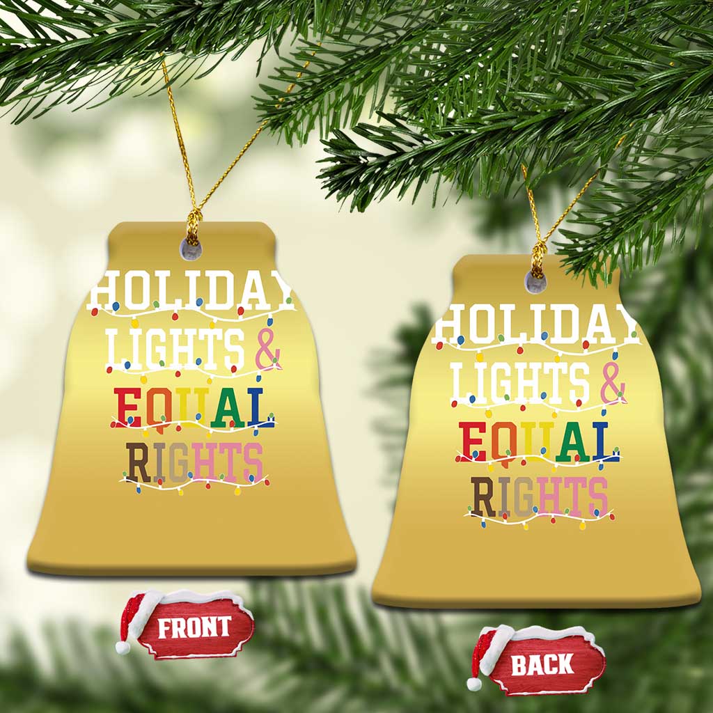 Funny Feminist LGBT Xmas Christmas Ornament Holiday Lights And Equal Rights Led Lights TS11