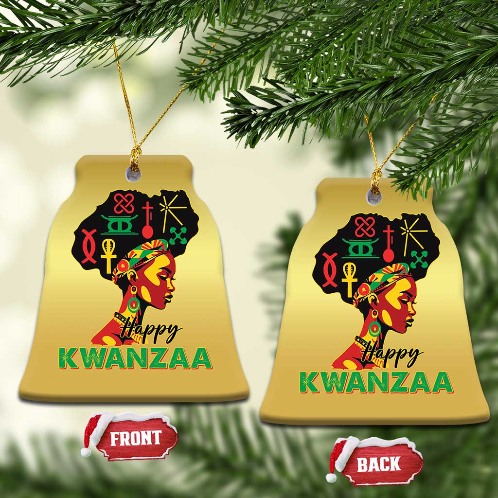 Happy Kwanzaa Christmas Ornament Nguzo Saba Symbols The 7 Principles Of Kwanzaa TS11