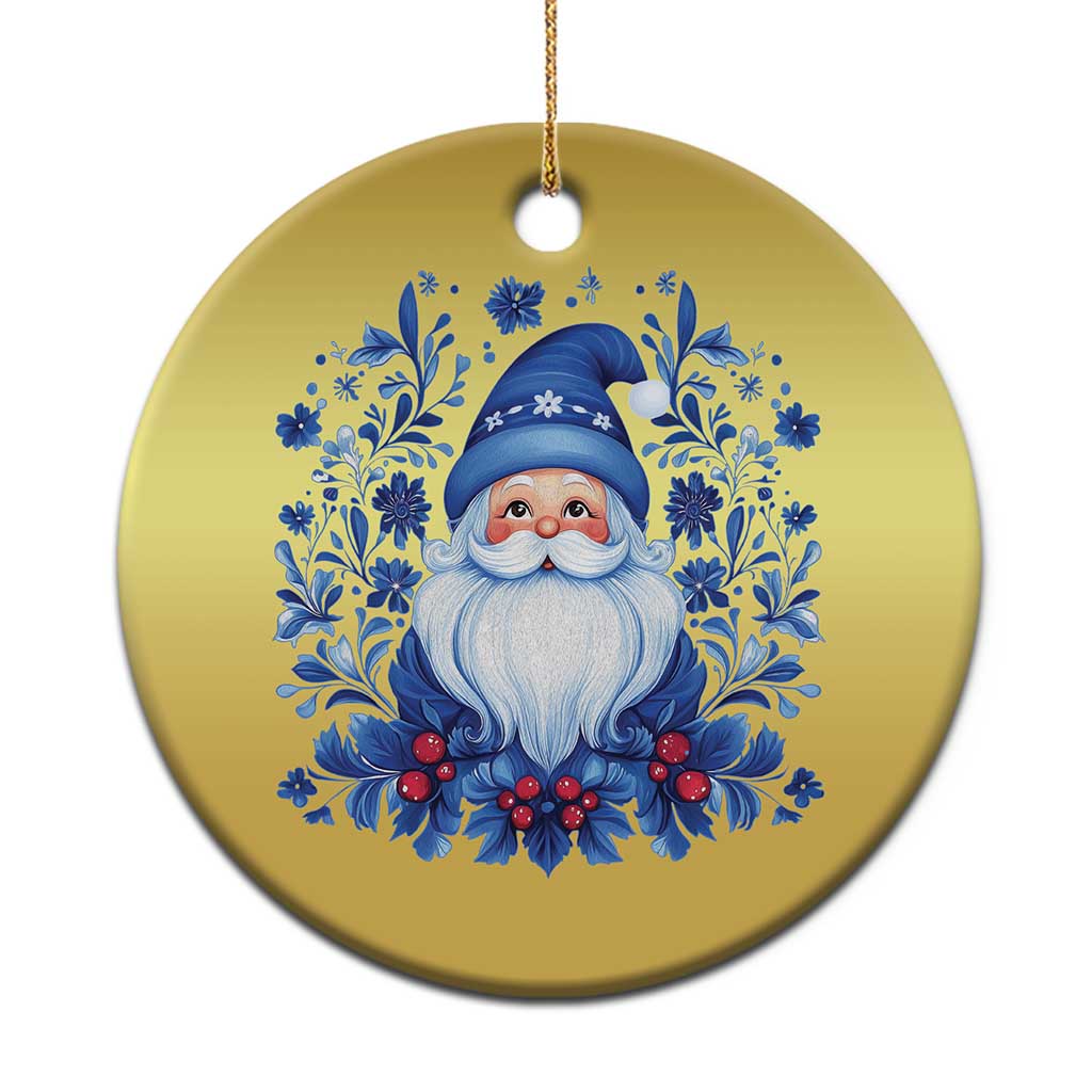 Norwegian Xmas Scandinavian Yule Santa Folk Art Winter Solstice Christmas Ornament TS11