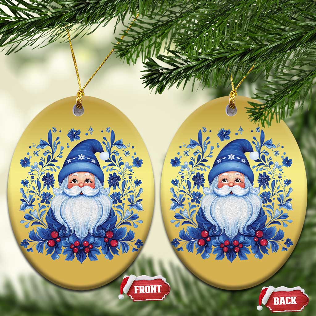Norwegian Xmas Scandinavian Yule Santa Folk Art Winter Solstice Christmas Ornament TS11