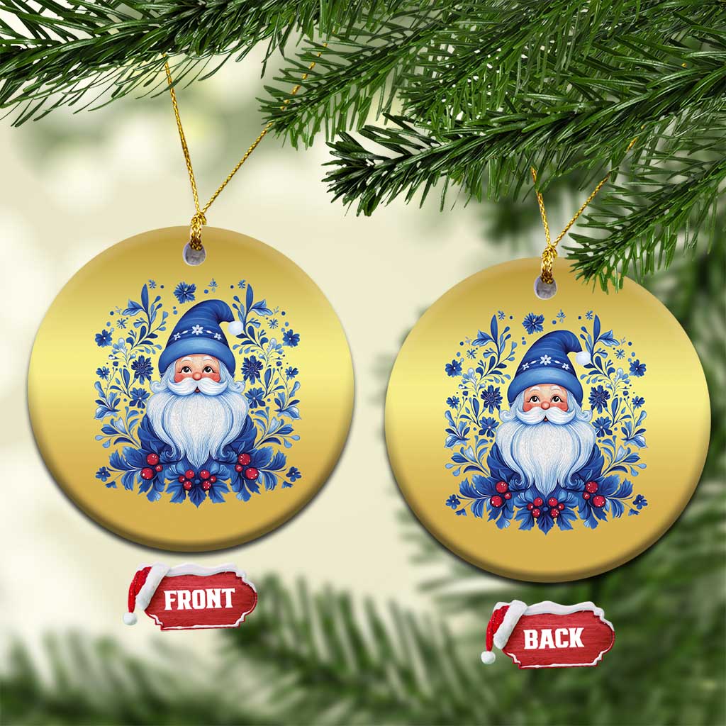 Norwegian Xmas Scandinavian Yule Santa Folk Art Winter Solstice Christmas Ornament TS11
