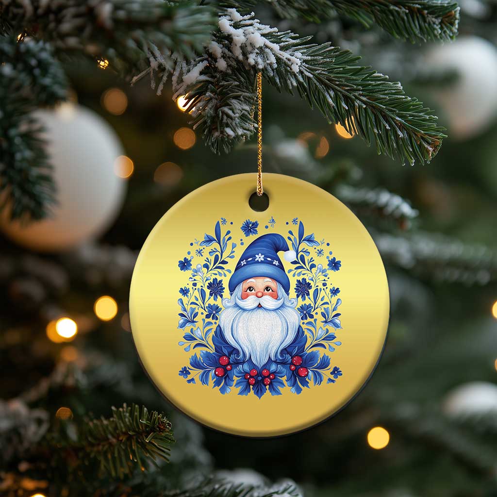 Norwegian Xmas Scandinavian Yule Santa Folk Art Winter Solstice Christmas Ornament TS11