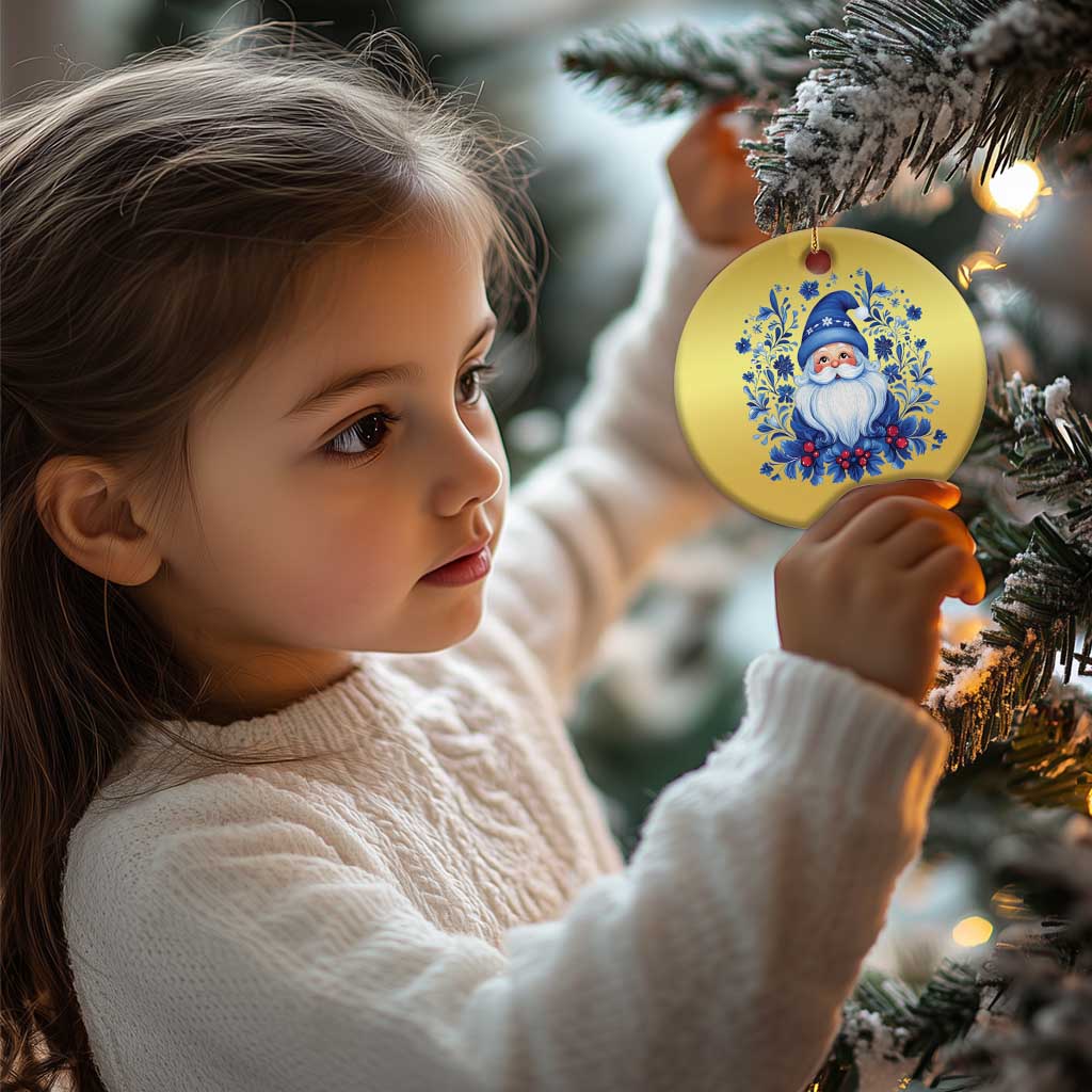 Norwegian Xmas Scandinavian Yule Santa Folk Art Winter Solstice Christmas Ornament TS11