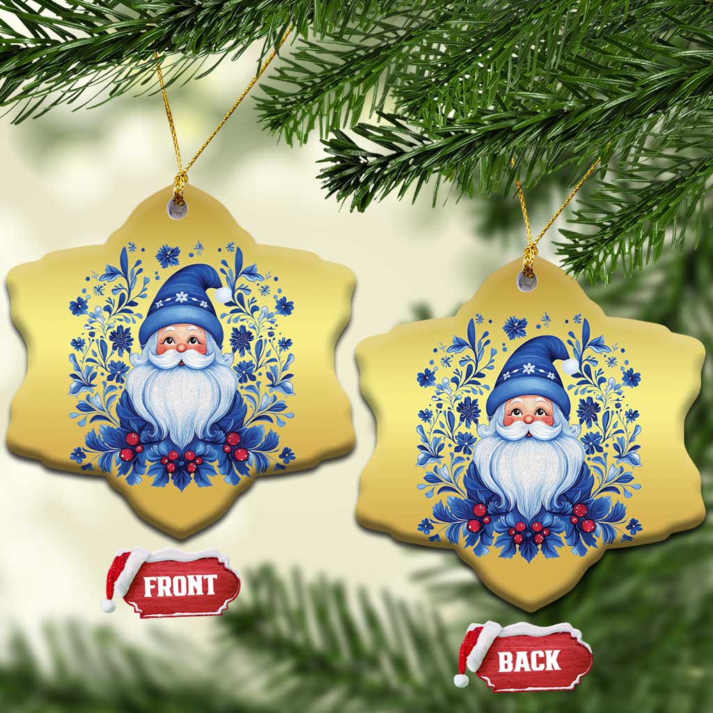 Norwegian Xmas Scandinavian Yule Santa Folk Art Winter Solstice Christmas Ornament TS11