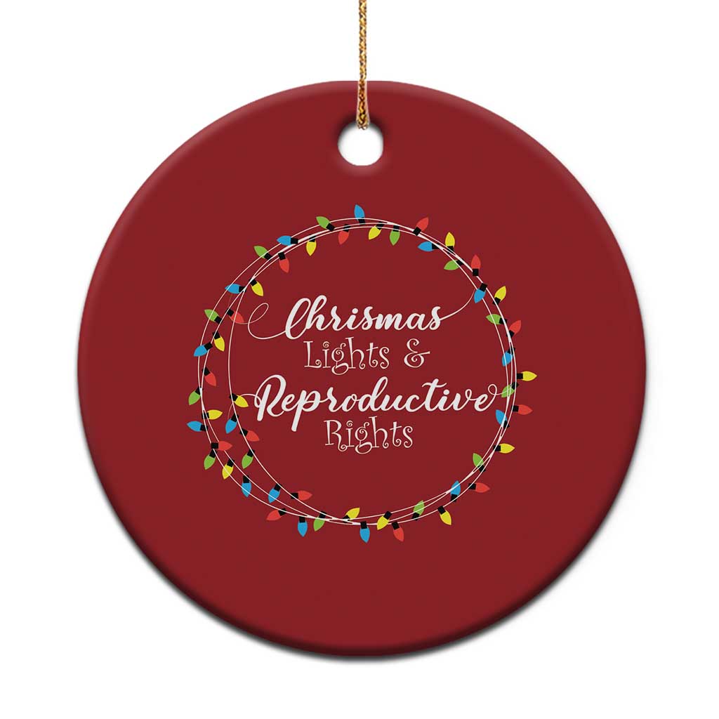 Funny Xmas Lights And Reproductive Rights Christmas Ornament Led Light TS11