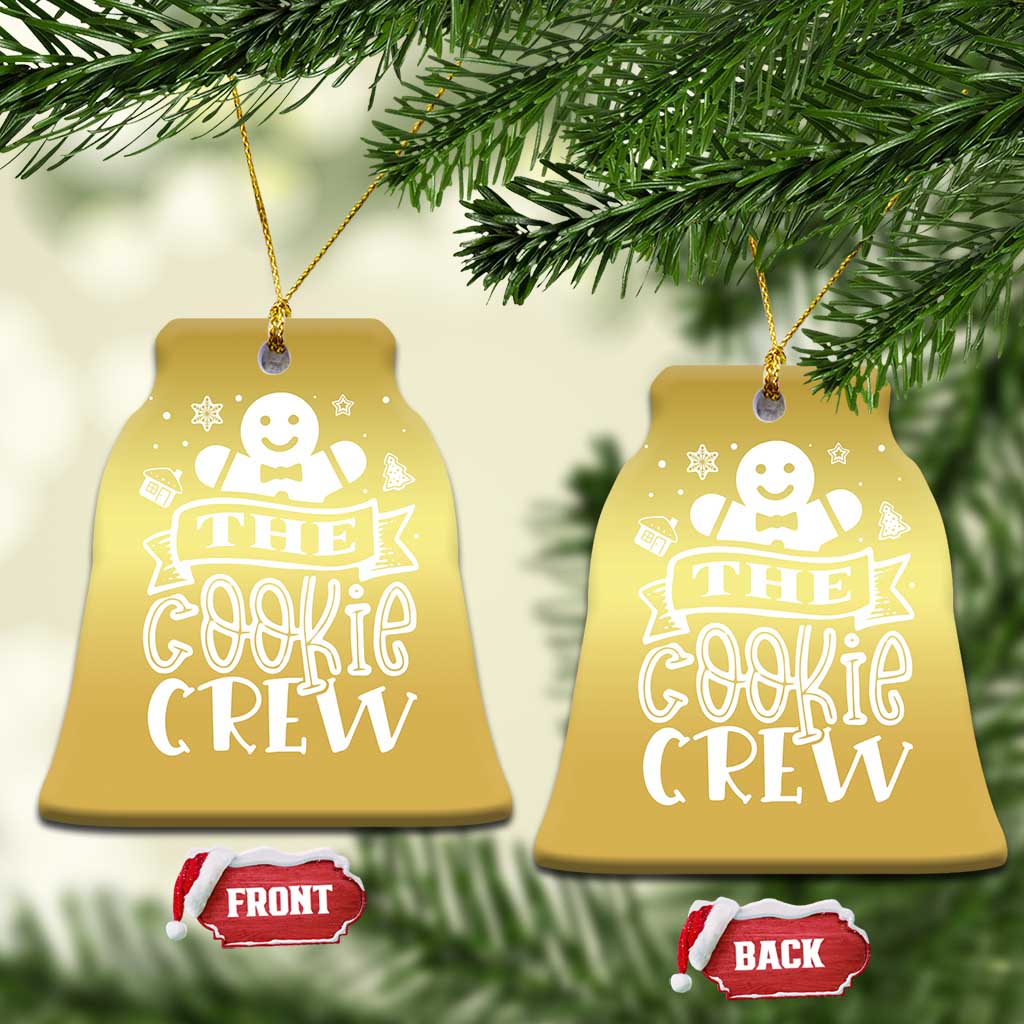 Funny The Cookie Crew Christmas Ornament Christmas Baking Team Gingerbread TS11