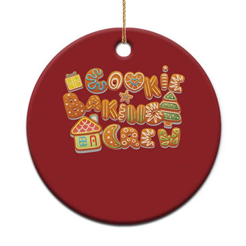 Funny Xmas Baking Christmas Ornament Cookie Baking Crew Family Matching TS11