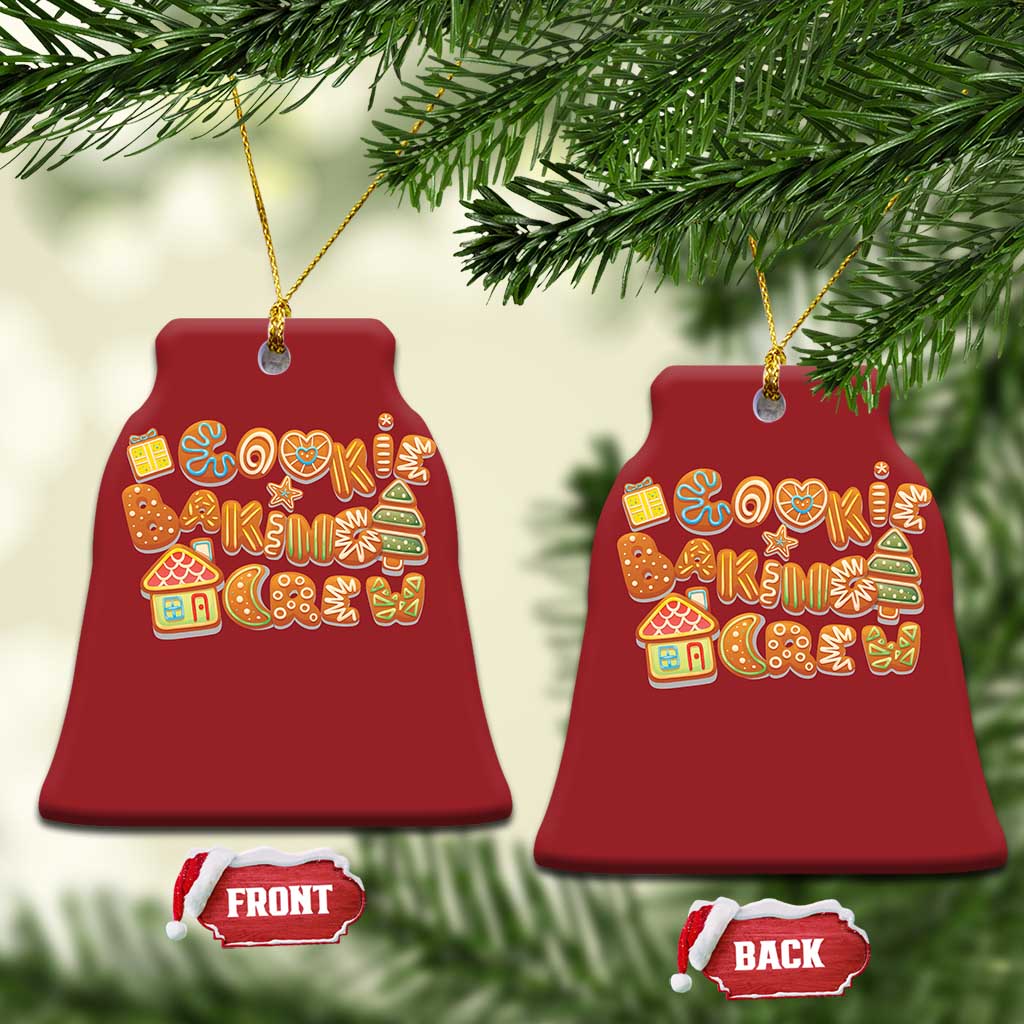 Funny Xmas Baking Christmas Ornament Cookie Baking Crew Family Matching TS11