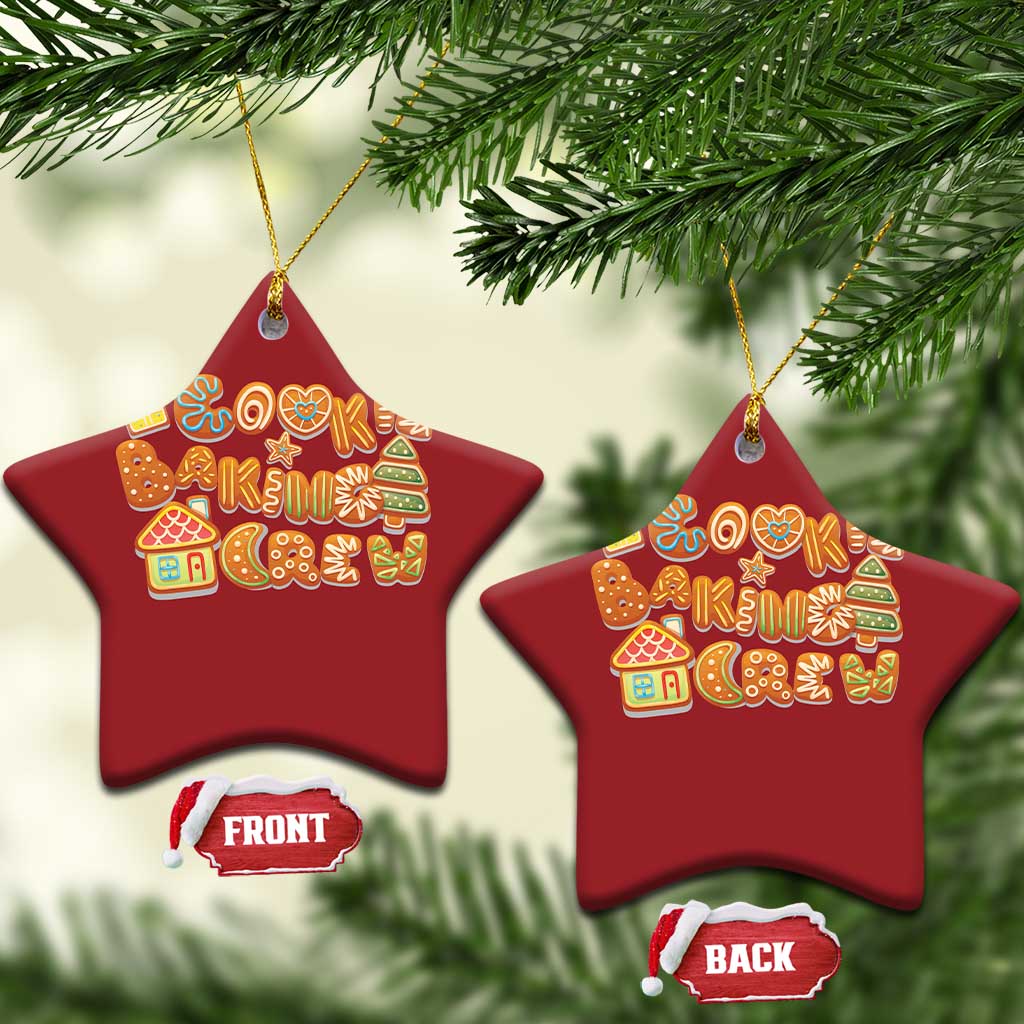 Funny Xmas Baking Christmas Ornament Cookie Baking Crew Family Matching TS11
