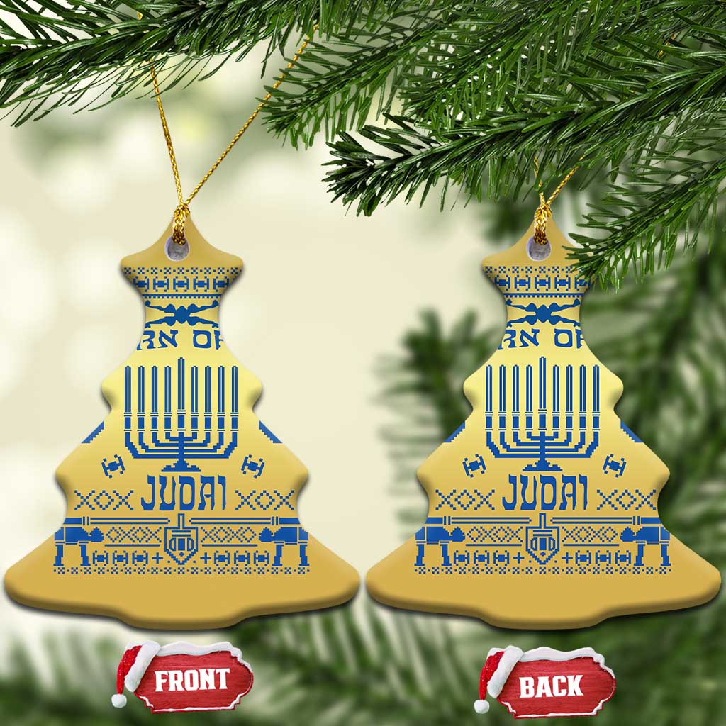 Hanukkah Holiday Christmas Ornament Return Of The Judai Chanukah Jewish Festival TS11