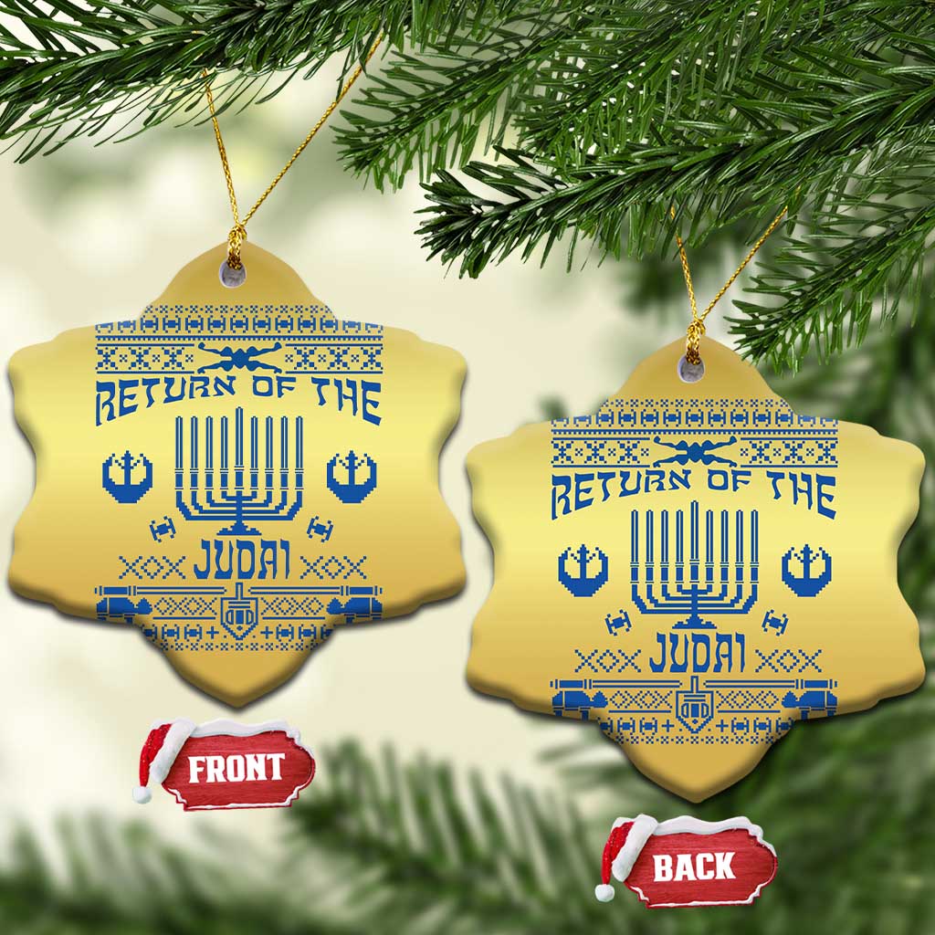 Hanukkah Holiday Christmas Ornament Return Of The Judai Chanukah Jewish Festival TS11