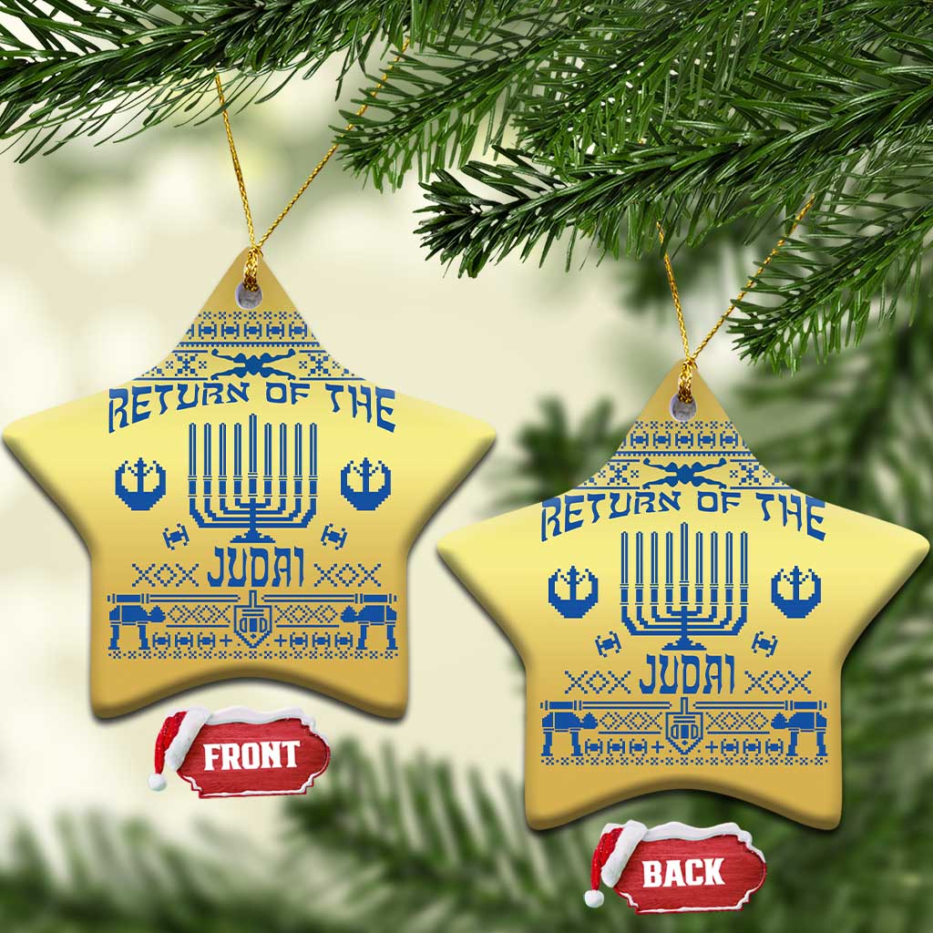 Hanukkah Holiday Christmas Ornament Return Of The Judai Chanukah Jewish Festival TS11