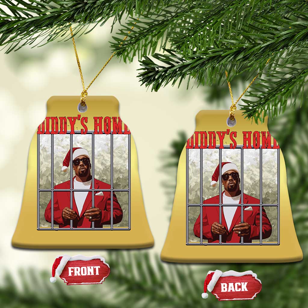 Funny Dirty Xmas Santa Diddy's Home Christmas Ornament TS11