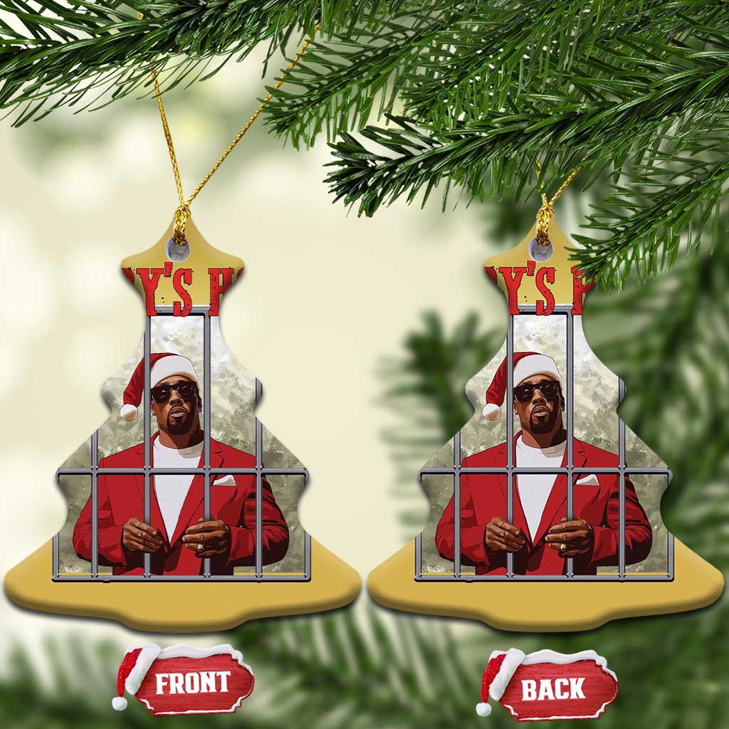 Funny Dirty Xmas Santa Diddy's Home Christmas Ornament TS11