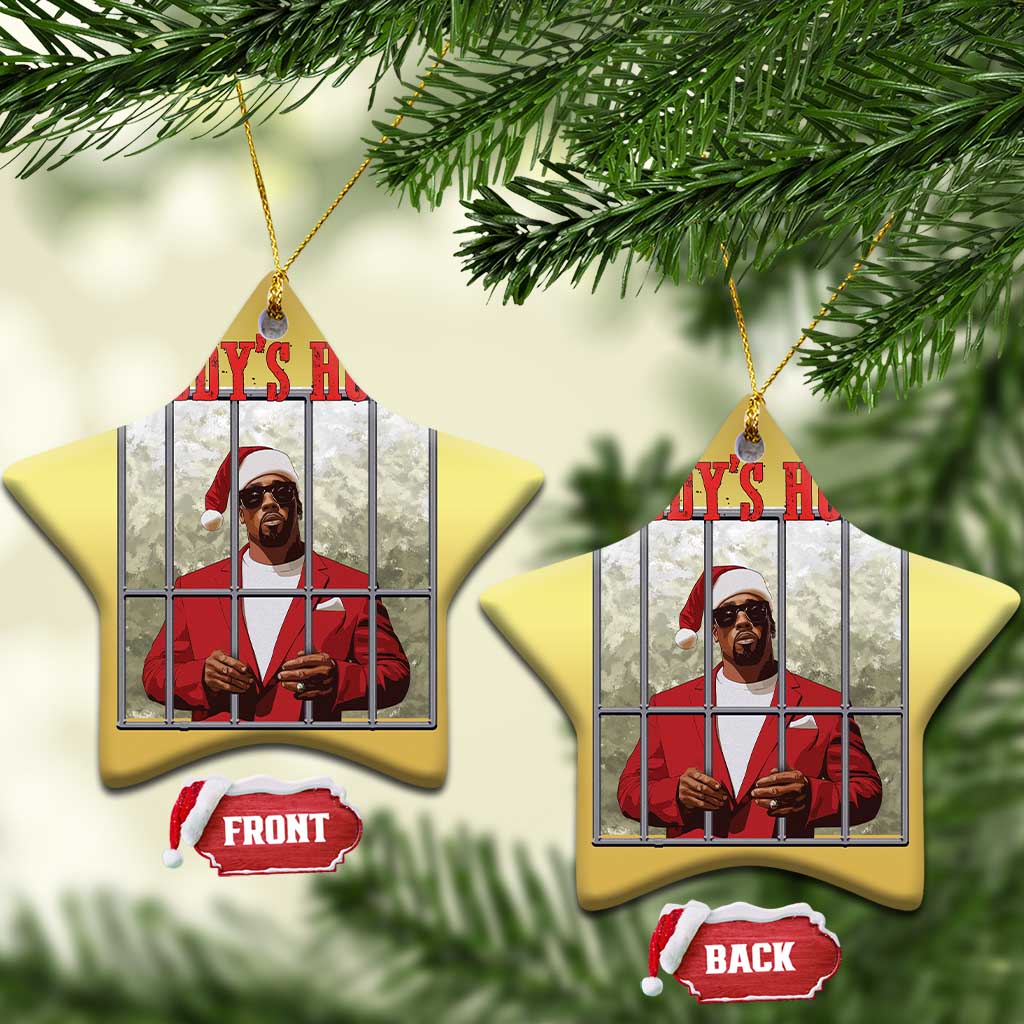 Funny Dirty Xmas Santa Diddy's Home Christmas Ornament TS11