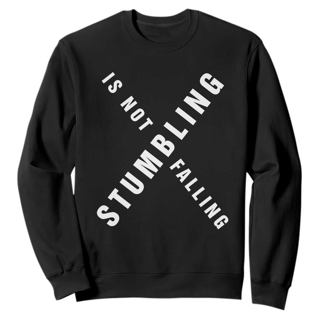 Malcolm X Stumbling Is Not Falling Sweatshirt Black History Month African American Pride TS11