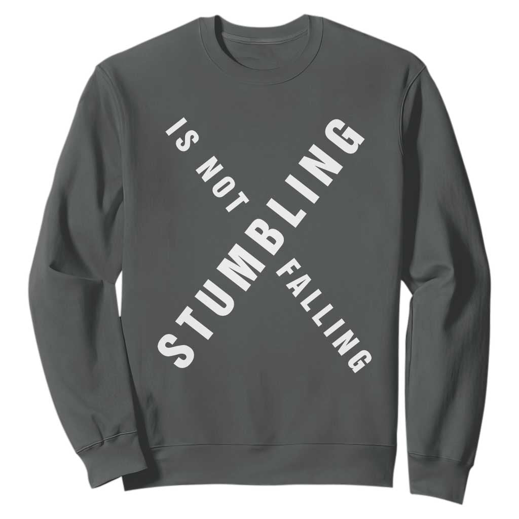 Malcolm X Stumbling Is Not Falling Sweatshirt Black History Month African American Pride TS11
