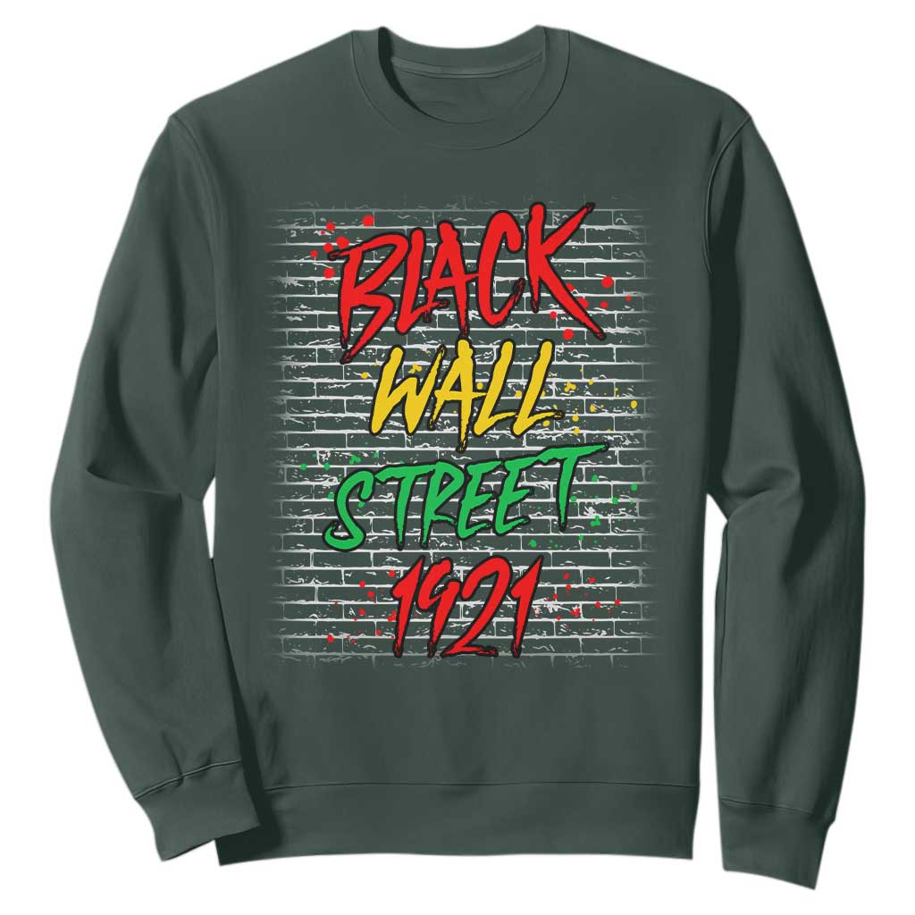 Black Wall Street 1921 Sweatshirt Tulsa Oklahoma Black History TS11