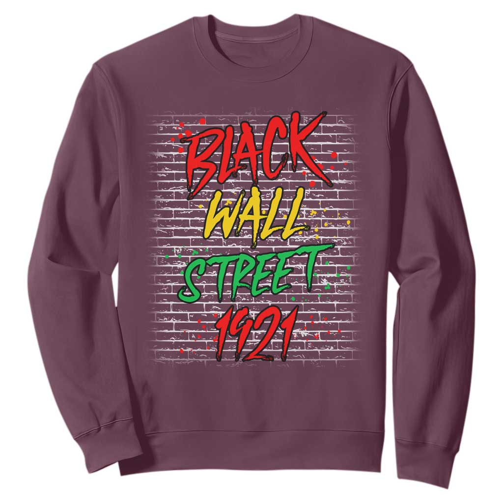 Black Wall Street 1921 Sweatshirt Tulsa Oklahoma Black History TS11