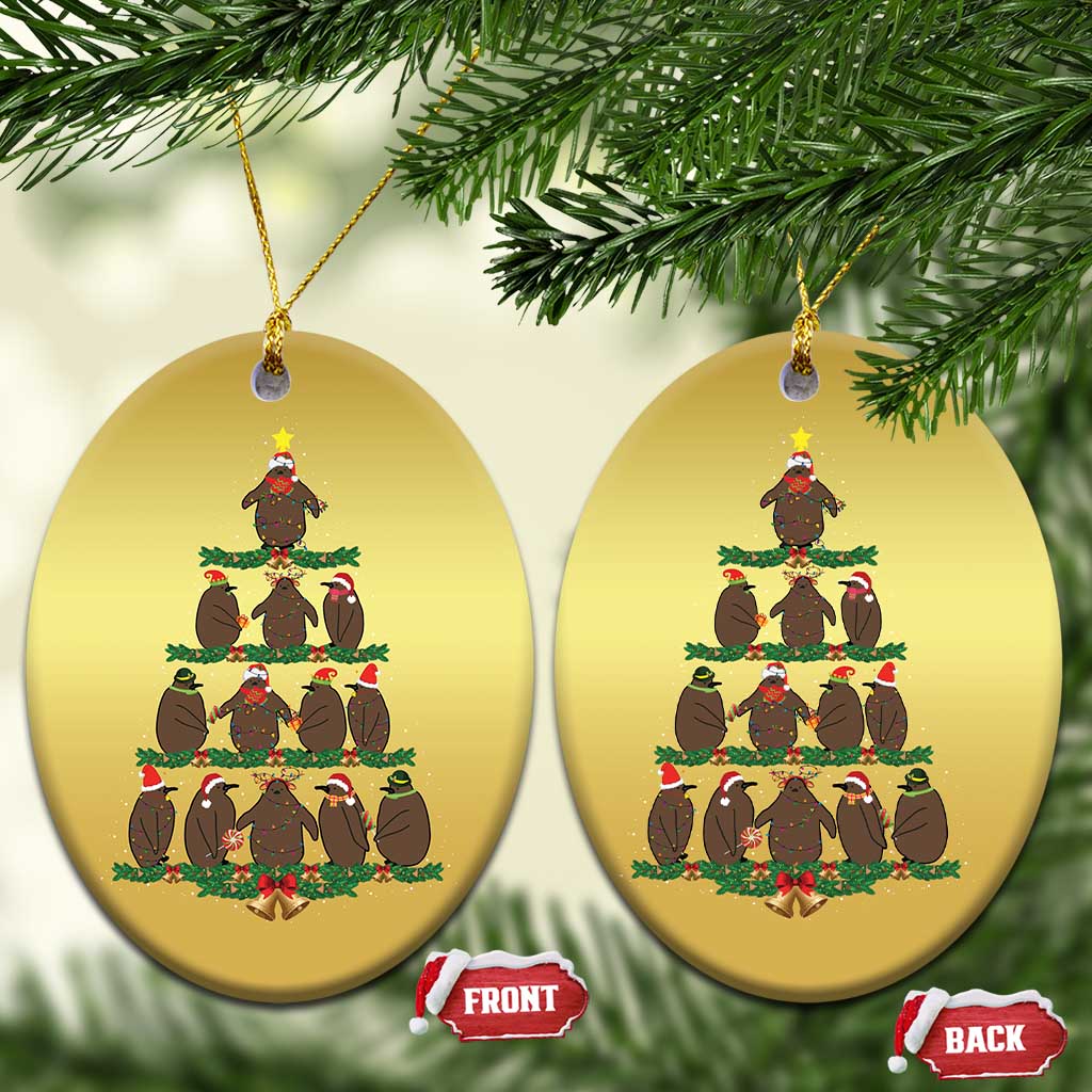 Funny Pesto Xmas Penguin Xmas Tree Christmas Ornament TS11