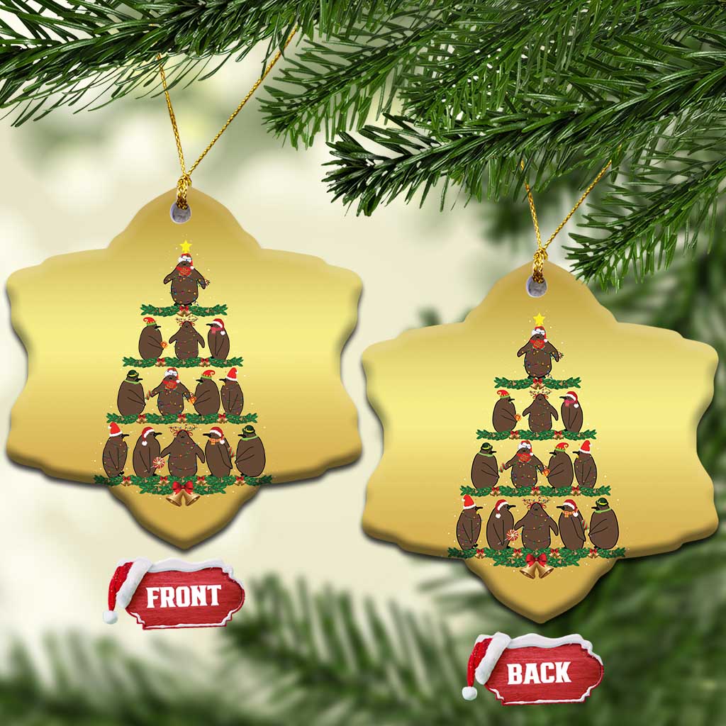 Funny Pesto Xmas Penguin Xmas Tree Christmas Ornament TS11