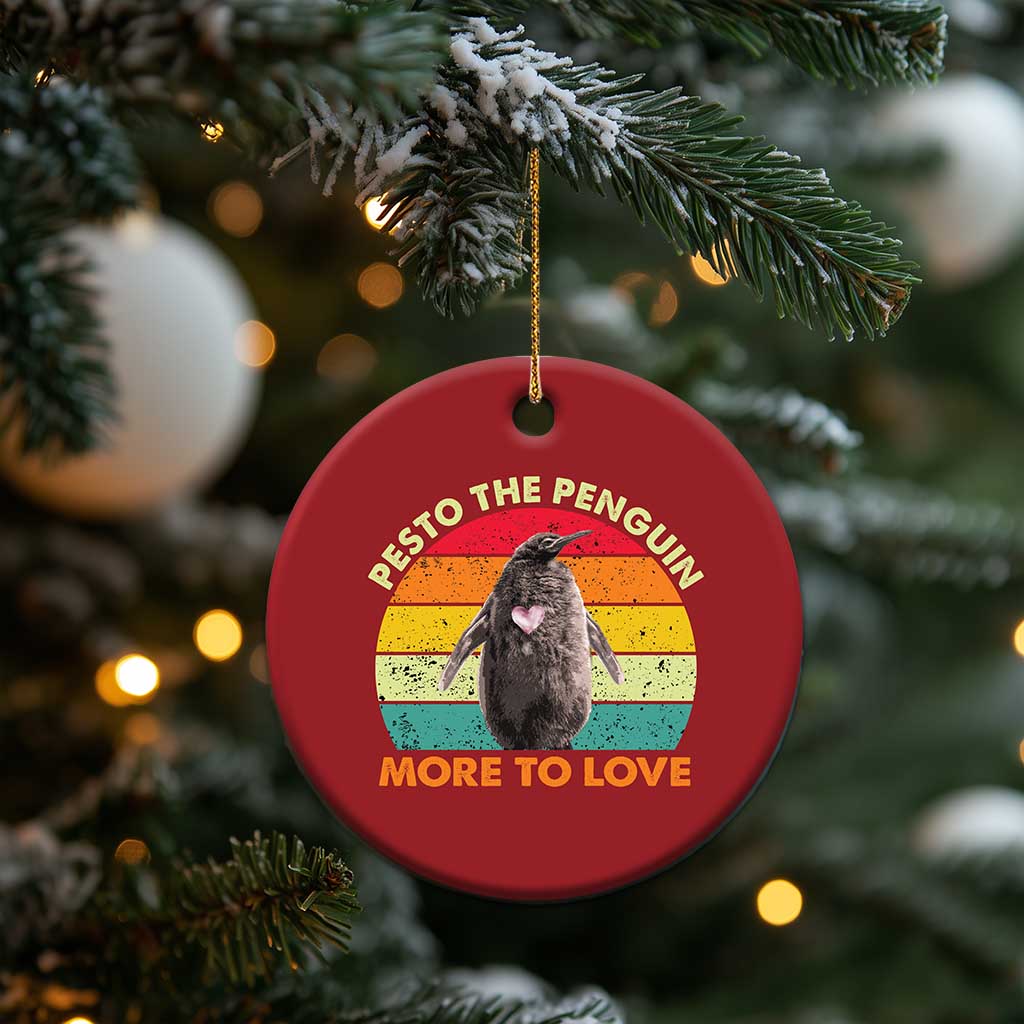 Pesto The Penguin Christmas Ornament More To Love Vintage Sunset Retro TS11
