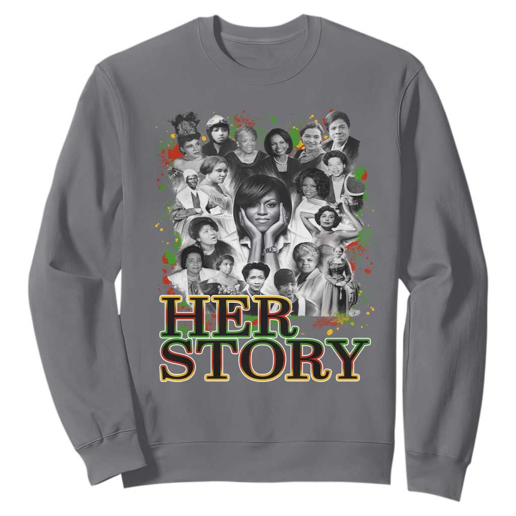 Black Women History Sweatshirt Her Story African American Month TS11