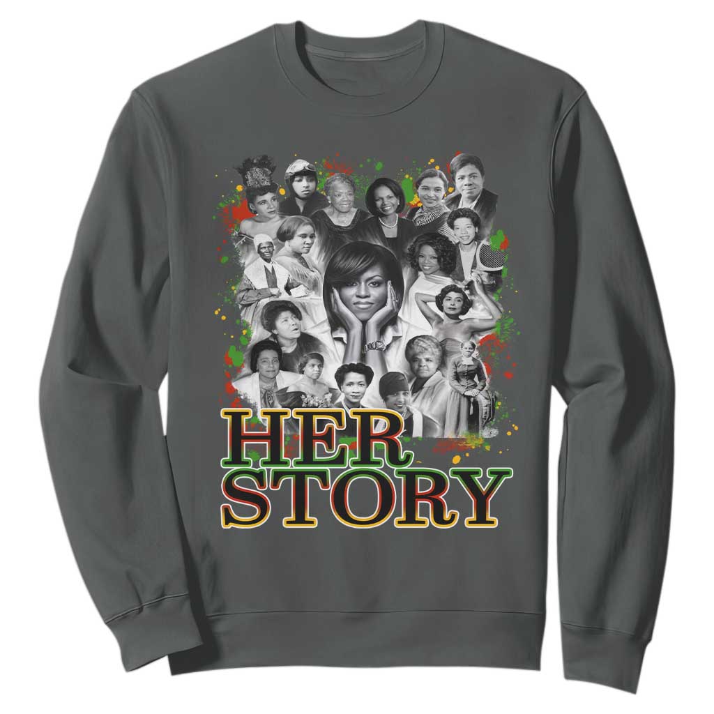 Black Women History Sweatshirt Her Story African American Month TS11