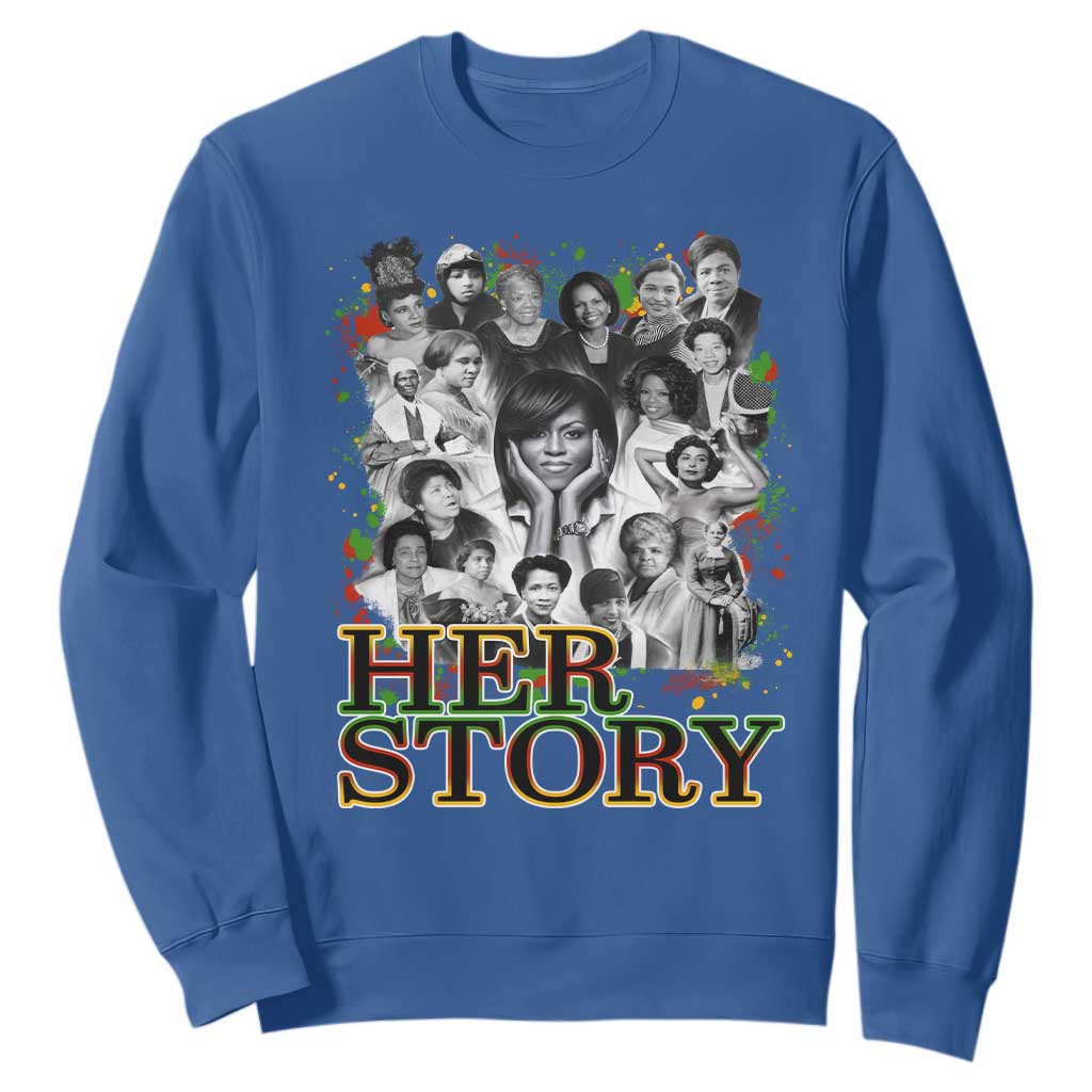 Black Women History Sweatshirt Her Story African American Month TS11