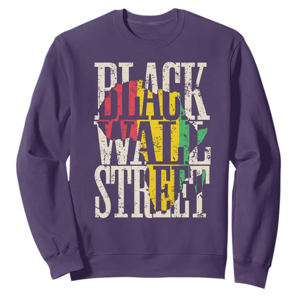 Black Wall Street Sweatshirt Tulsa Oklahoma Black History Month Africa Map African American Heritage TS11