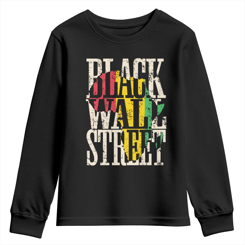 Black Wall Street Youth Sweatshirt Tulsa Oklahoma Black History Month Africa Map African American Heritage TS11