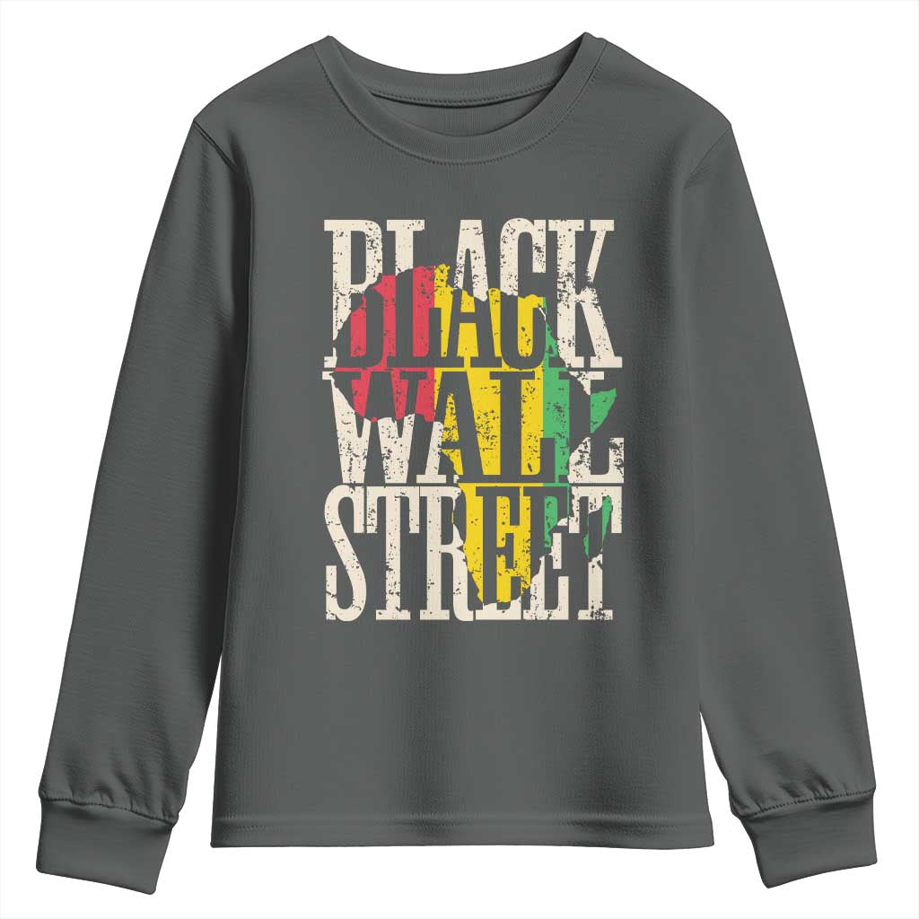 Black Wall Street Youth Sweatshirt Tulsa Oklahoma Black History Month Africa Map African American Heritage TS11