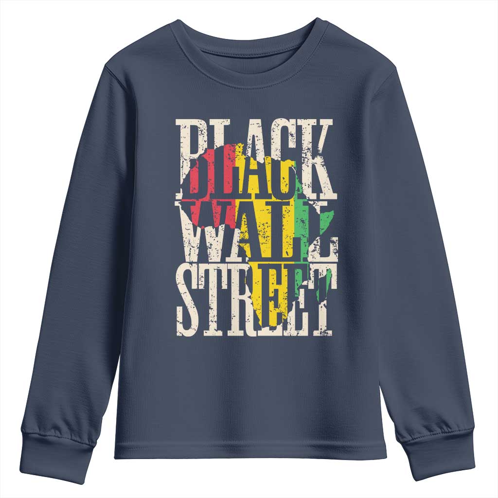 Black Wall Street Youth Sweatshirt Tulsa Oklahoma Black History Month Africa Map African American Heritage TS11