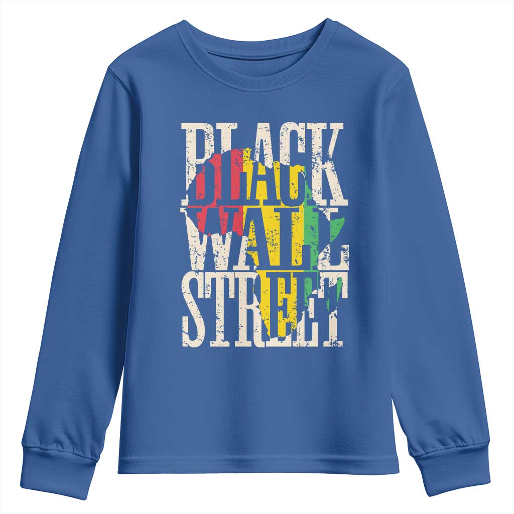 Black Wall Street Youth Sweatshirt Tulsa Oklahoma Black History Month Africa Map African American Heritage TS11
