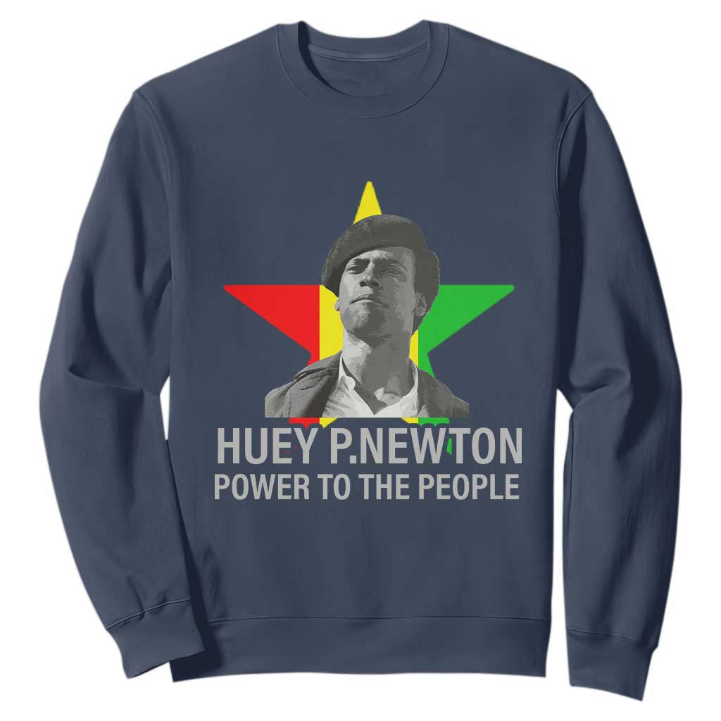 Huey P.Newton Power To The People Sweatshirt Black Panther Party Black History TS11