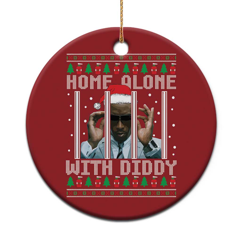 Funny Dirty Santa Diddy Xmas Christmas Ornament Home Alone With Diddy TS11