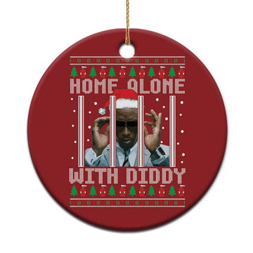 Funny Dirty Santa Diddy Xmas Christmas Ornament Home Alone With Diddy TS11