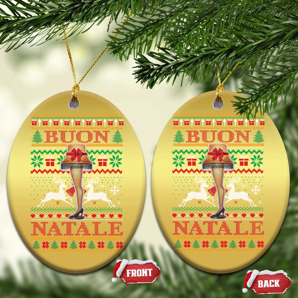 Funny Xmas Movie Christmas Ornament Buon Natale Lamp Italian Christmas TS11