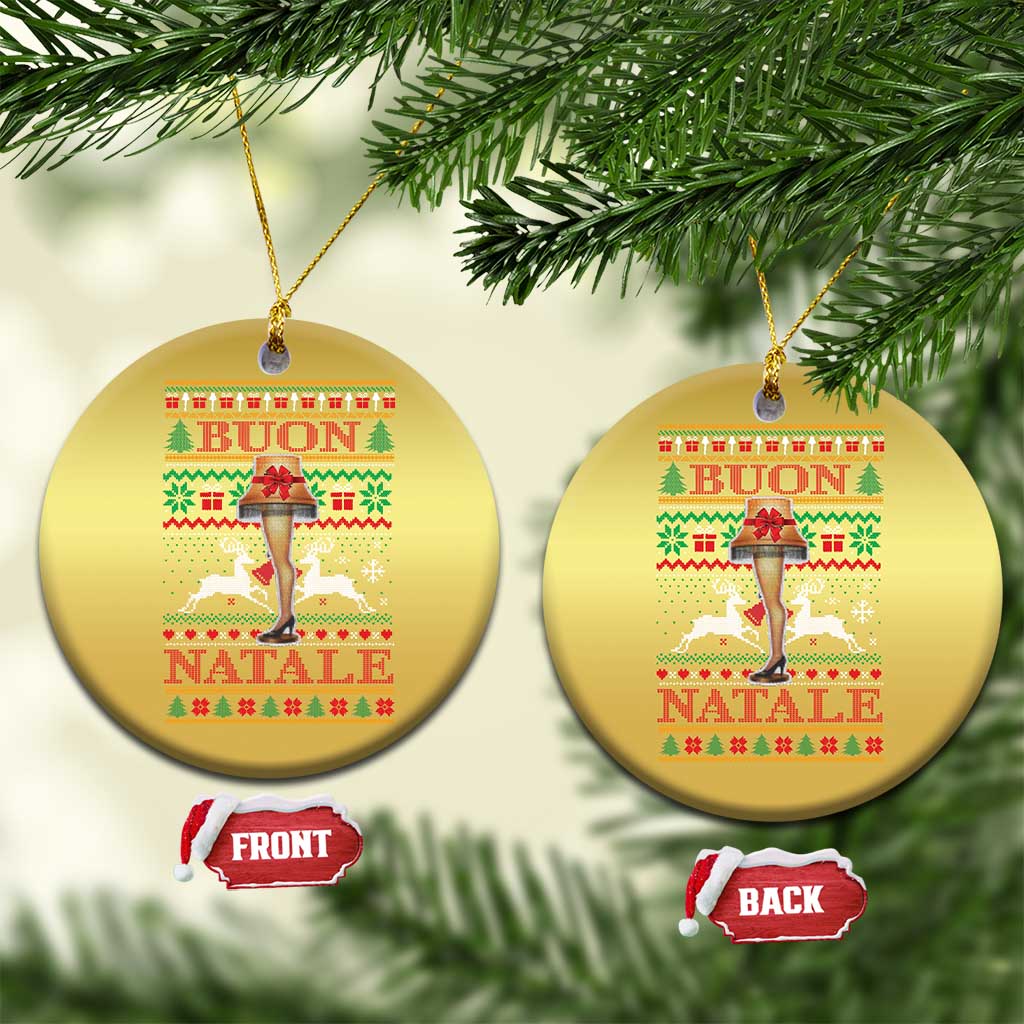 Funny Xmas Movie Christmas Ornament Buon Natale Lamp Italian Christmas TS11