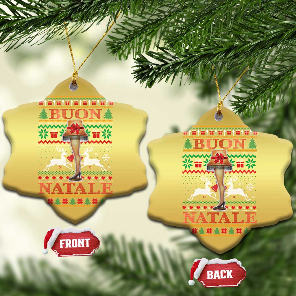 Funny Xmas Movie Christmas Ornament Buon Natale Lamp Italian Christmas TS11
