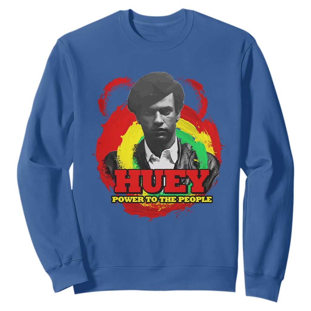 Huey P Newton Sweatshirt Power To The People Black History TS11