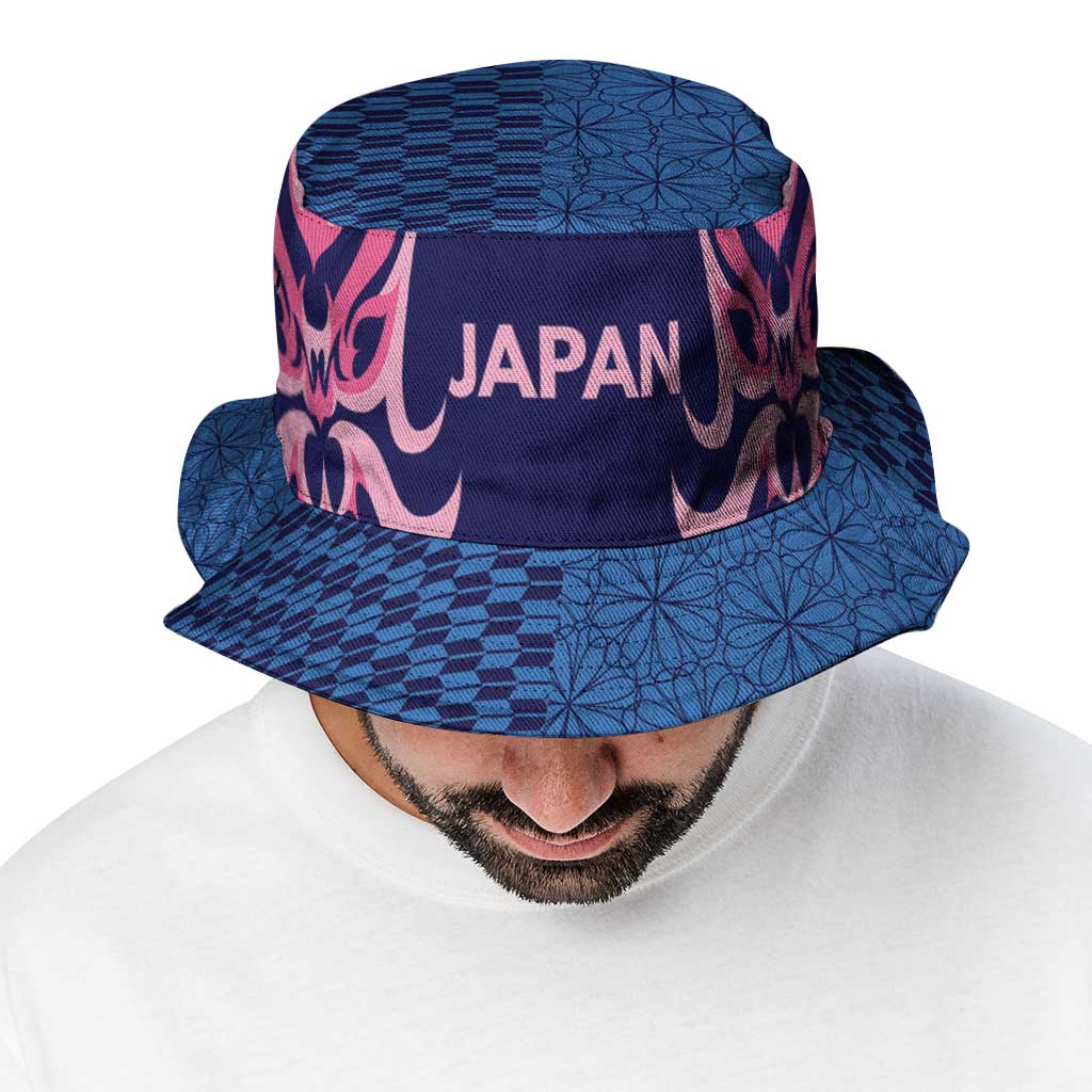 Twenty20 Japan Cricket Custom Bucket Hat Retro Blue Version LT9