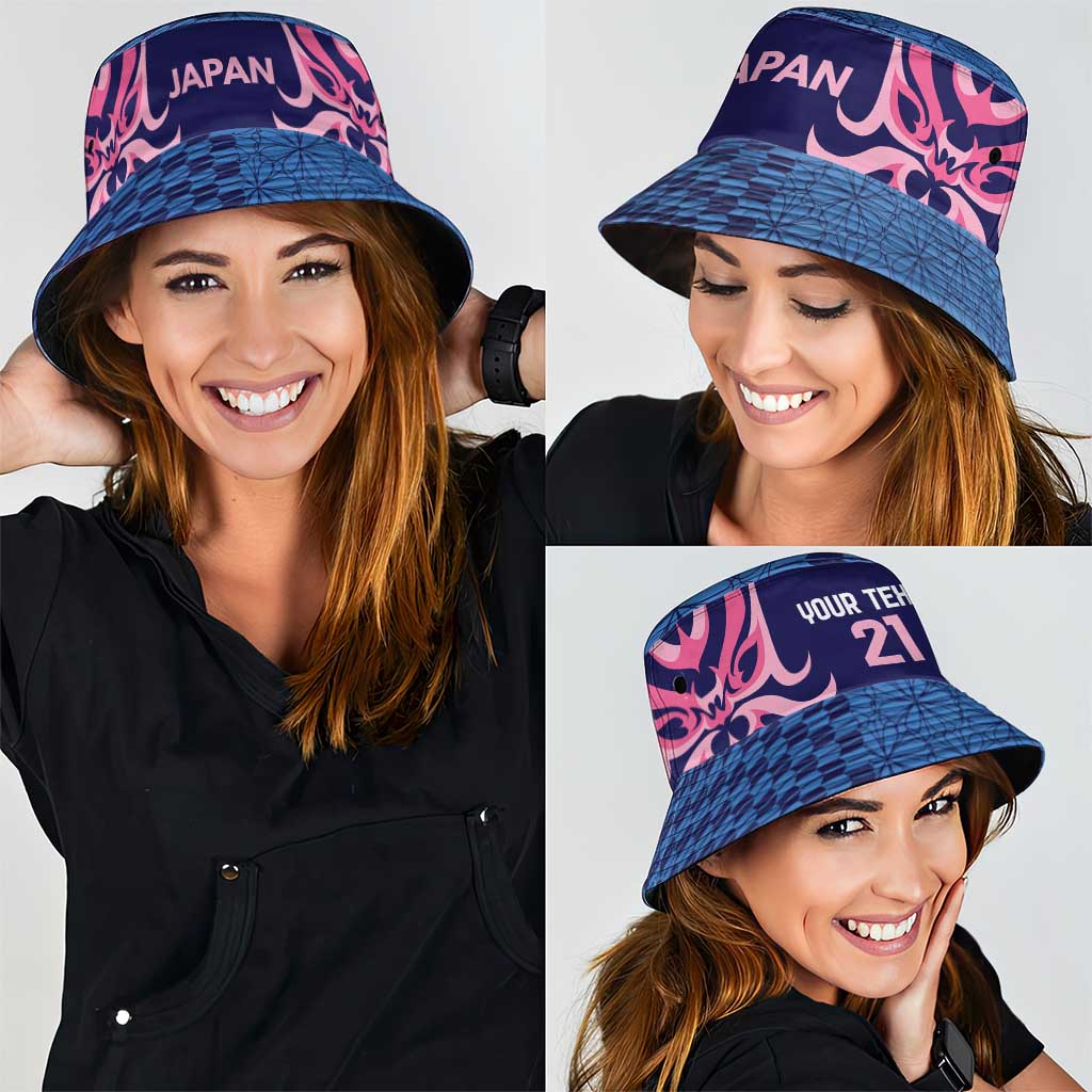 Twenty20 Japan Cricket Custom Bucket Hat Retro Blue Version LT9