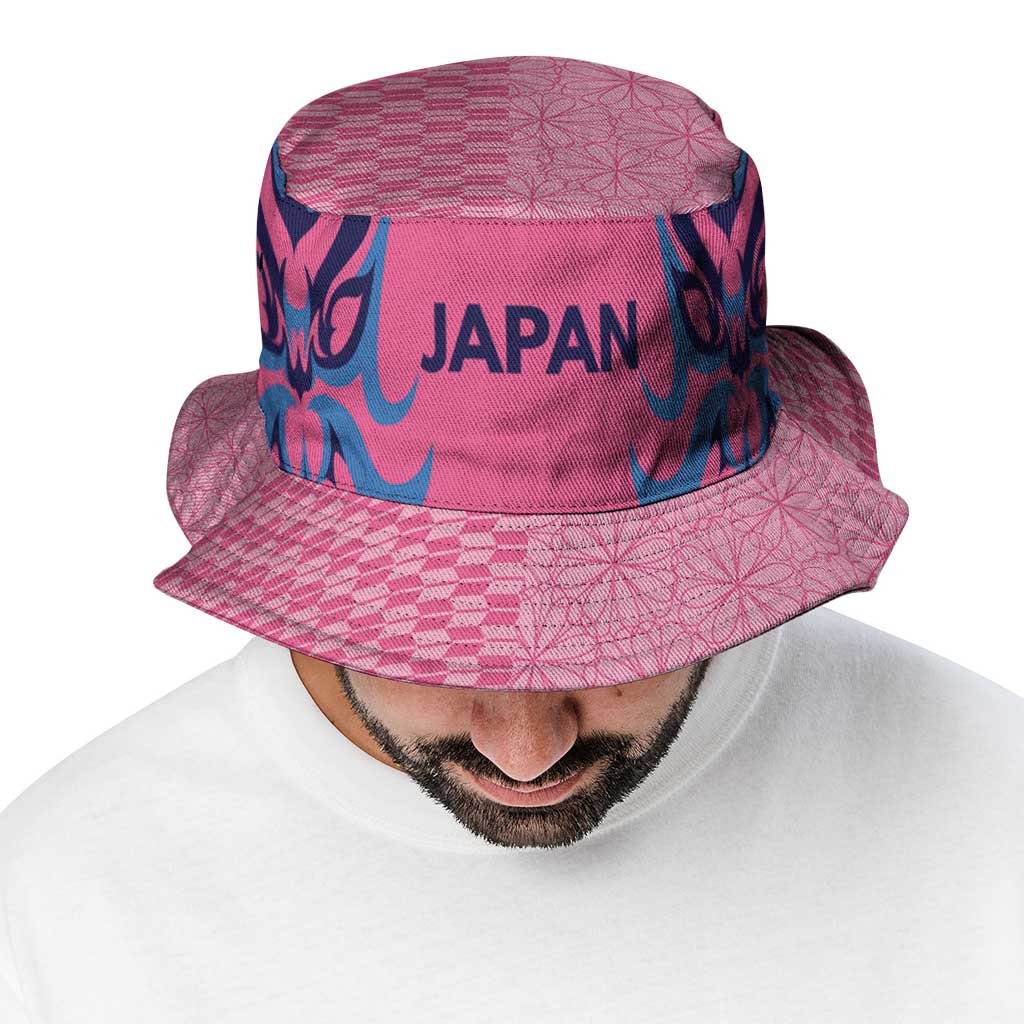Twenty20 Japan Cricket Custom Bucket Hat Retro Pink Version LT9