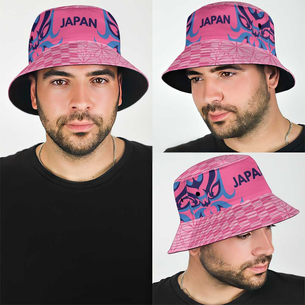 Twenty20 Japan Cricket Custom Bucket Hat Retro Pink Version LT9