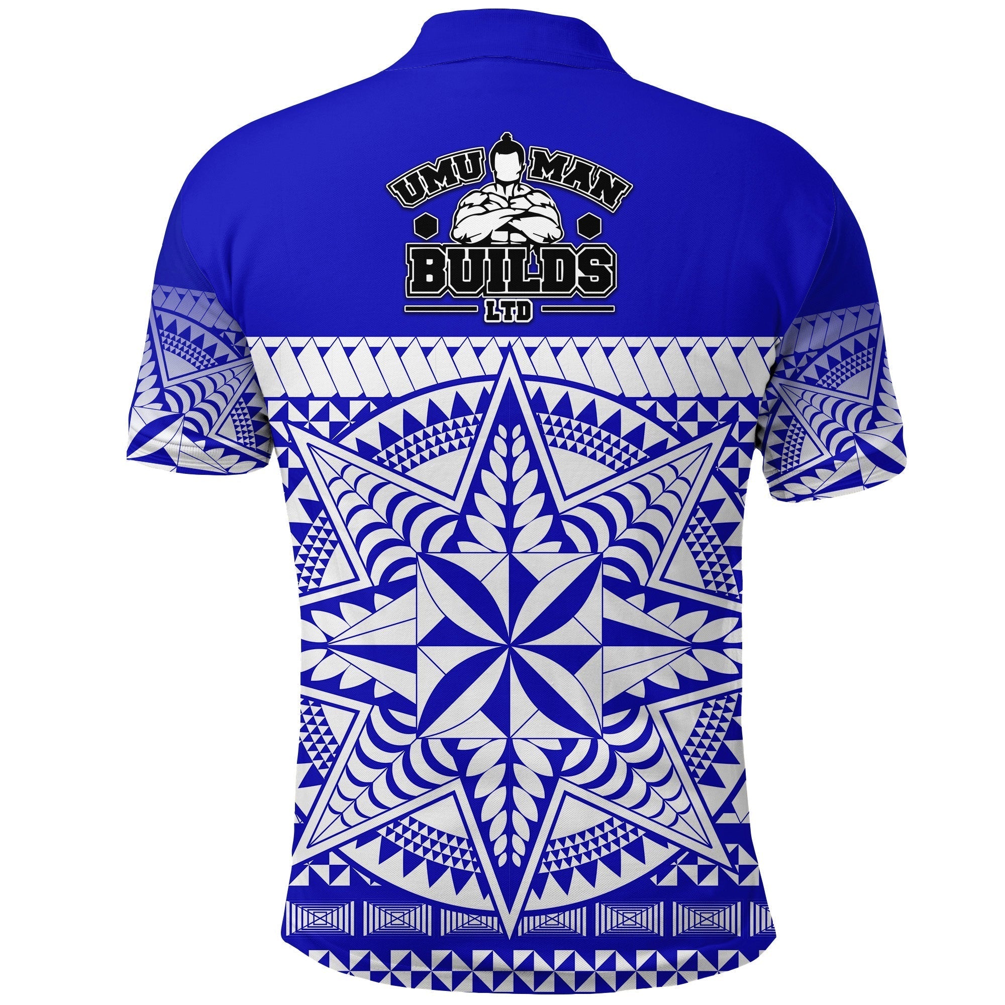 Tonga Umuman Builds Polo Shirt Special Version Blue LT8