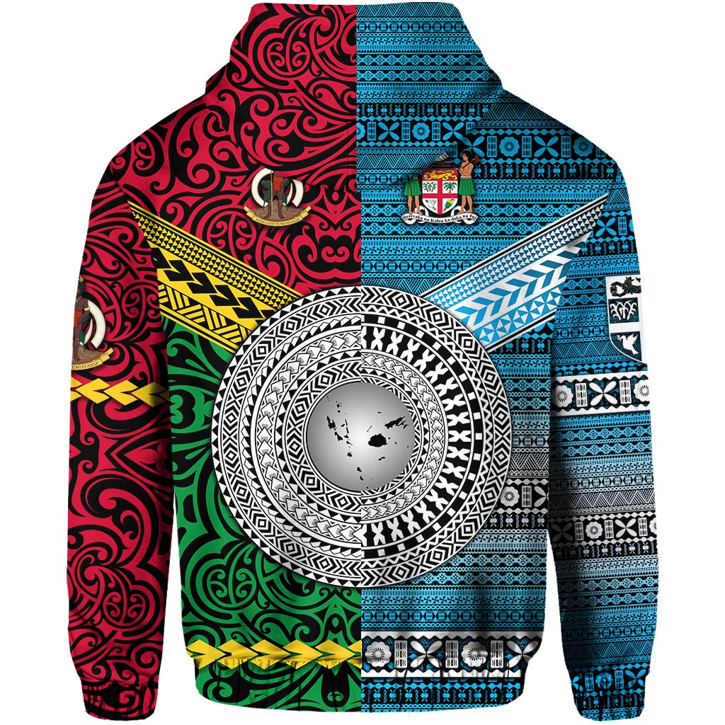 Vanuatu Fiji Hoodie Together Bright Color LT8