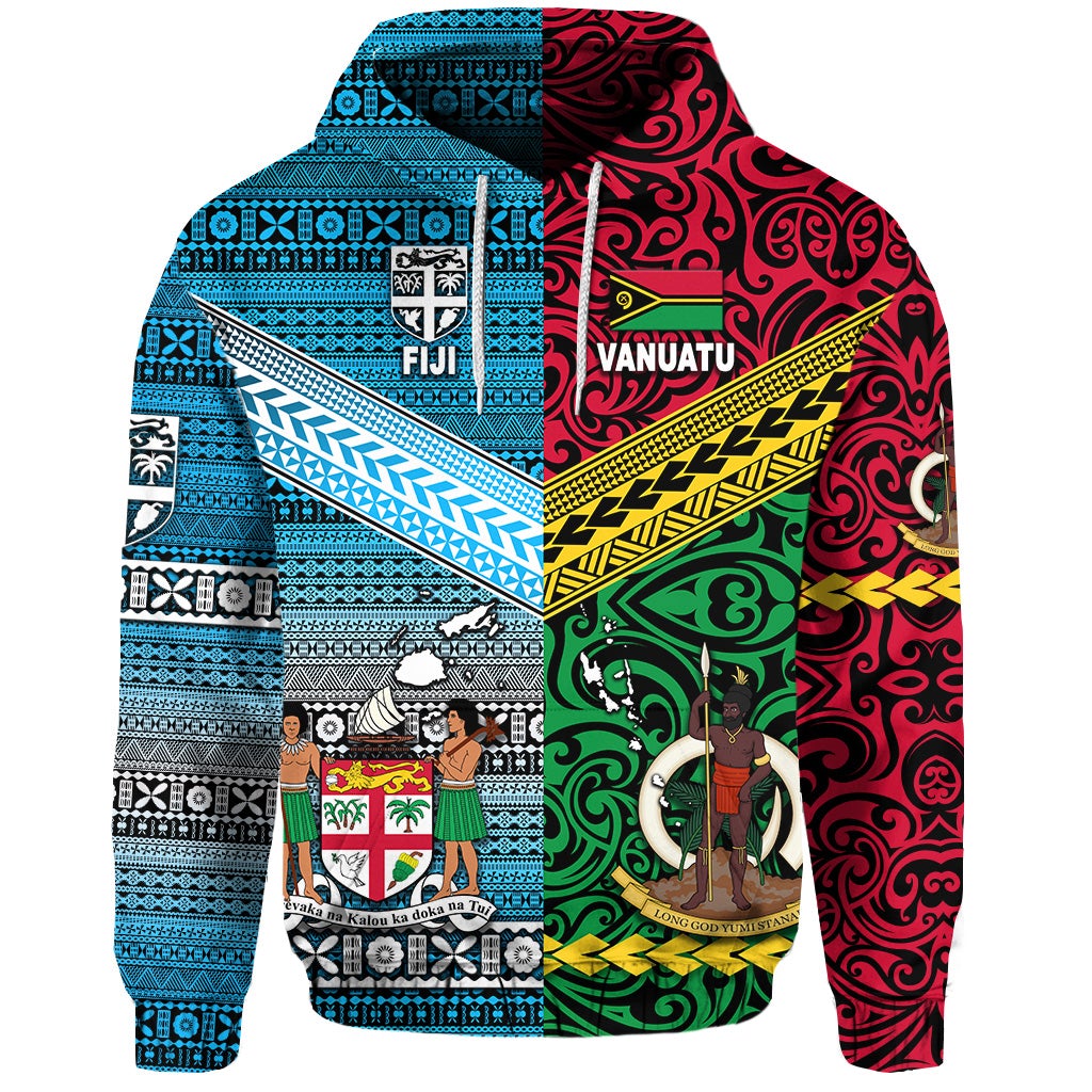 Vanuatu Fiji Hoodie Together Bright Color LT8